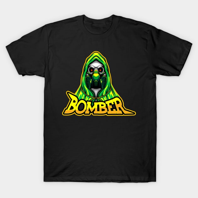 Bomber Beast T-Shirt by YousifAzeez